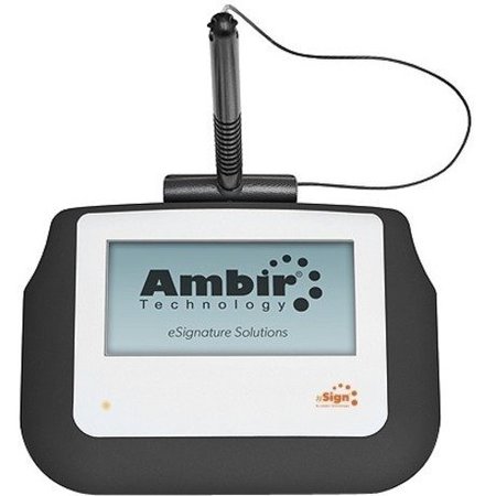 AMBIR Imagesign Pro 110 Signature Pad - Backlit Mono-Chrome Pad w/ SP110-S2